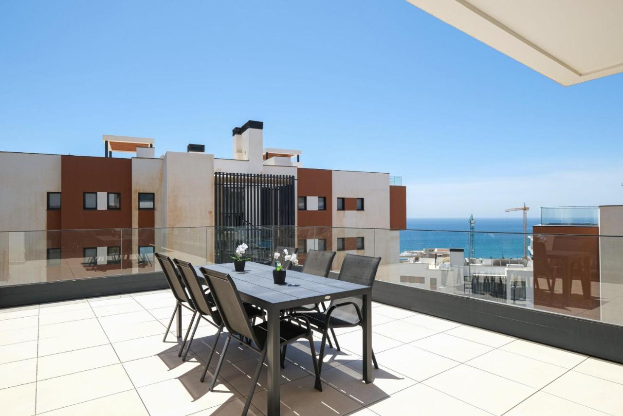 Modern Apartment-Sea View Fuengirola Bagian luar foto